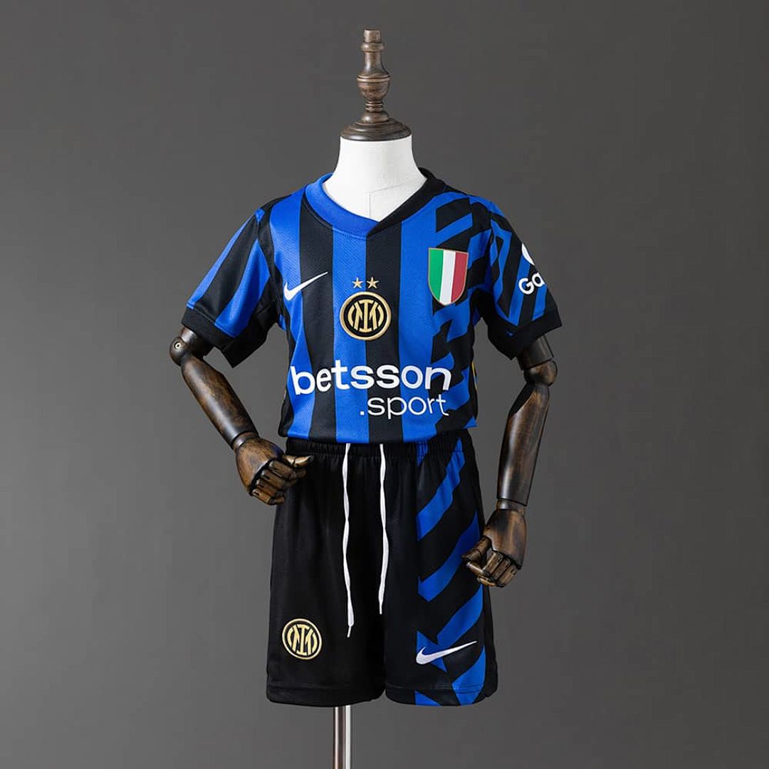 Inter Milan 24_25 Home kids kit Jersey SIZE 16-28