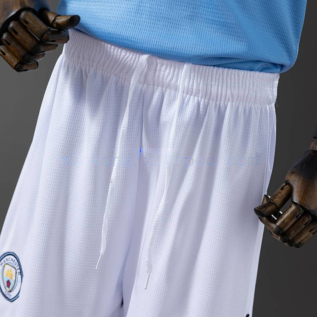 Manchester City 24_25 Home kids kit Jersey SZIE 16-28 3