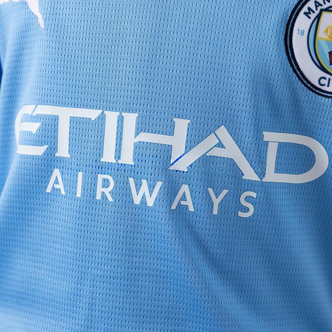 Manchester City 24_25 Home kids kit Jersey SZIE 16-28 7