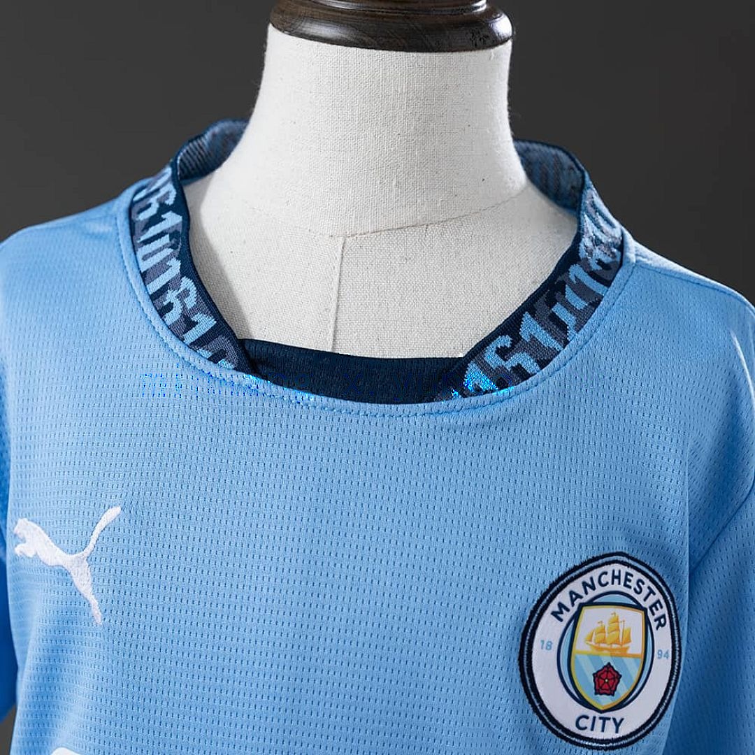 Manchester City 24_25 Home kids kit Jersey SZIE 16-28 8