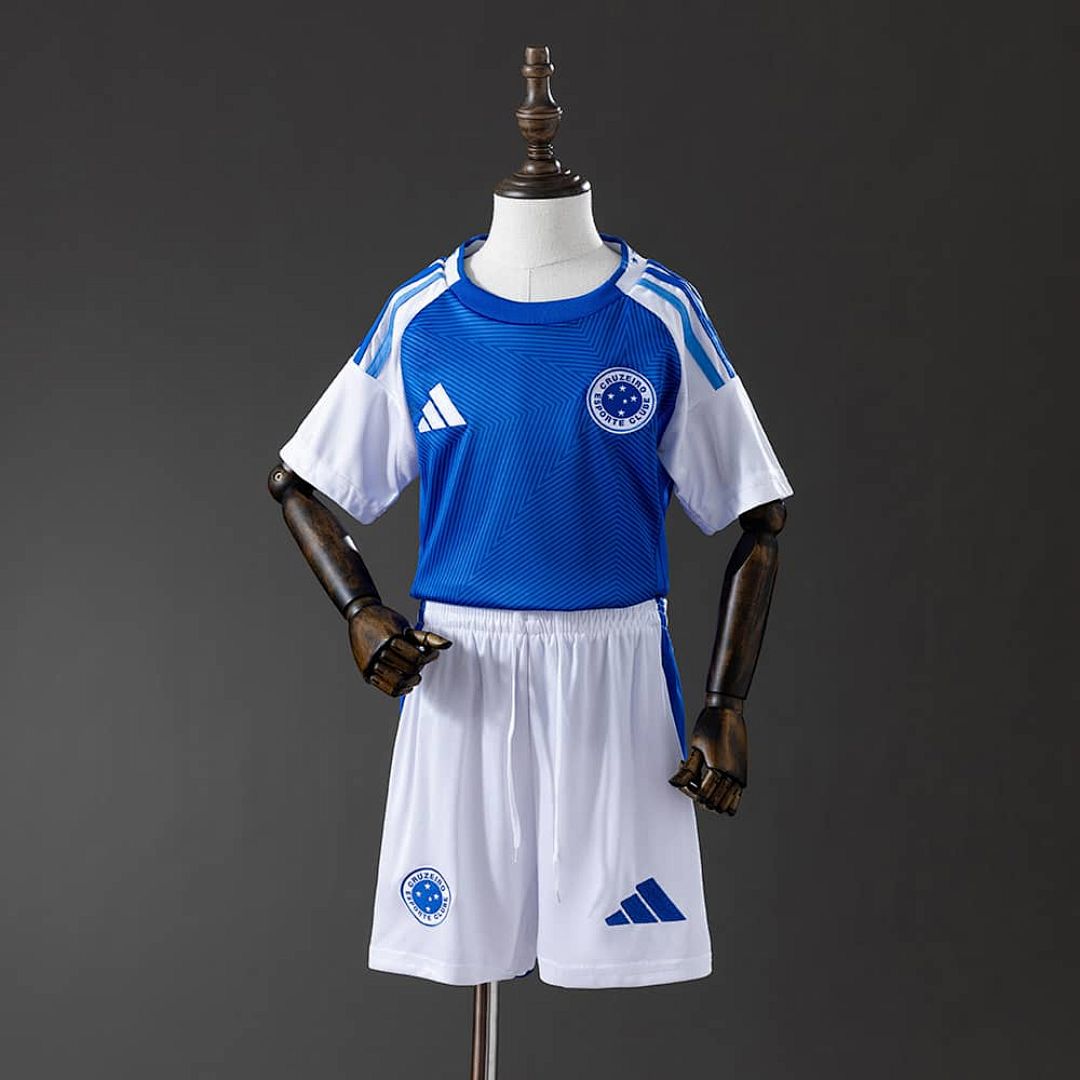 Cruzeiro 25_26 Home kids kit Jersey SIZE 16-28