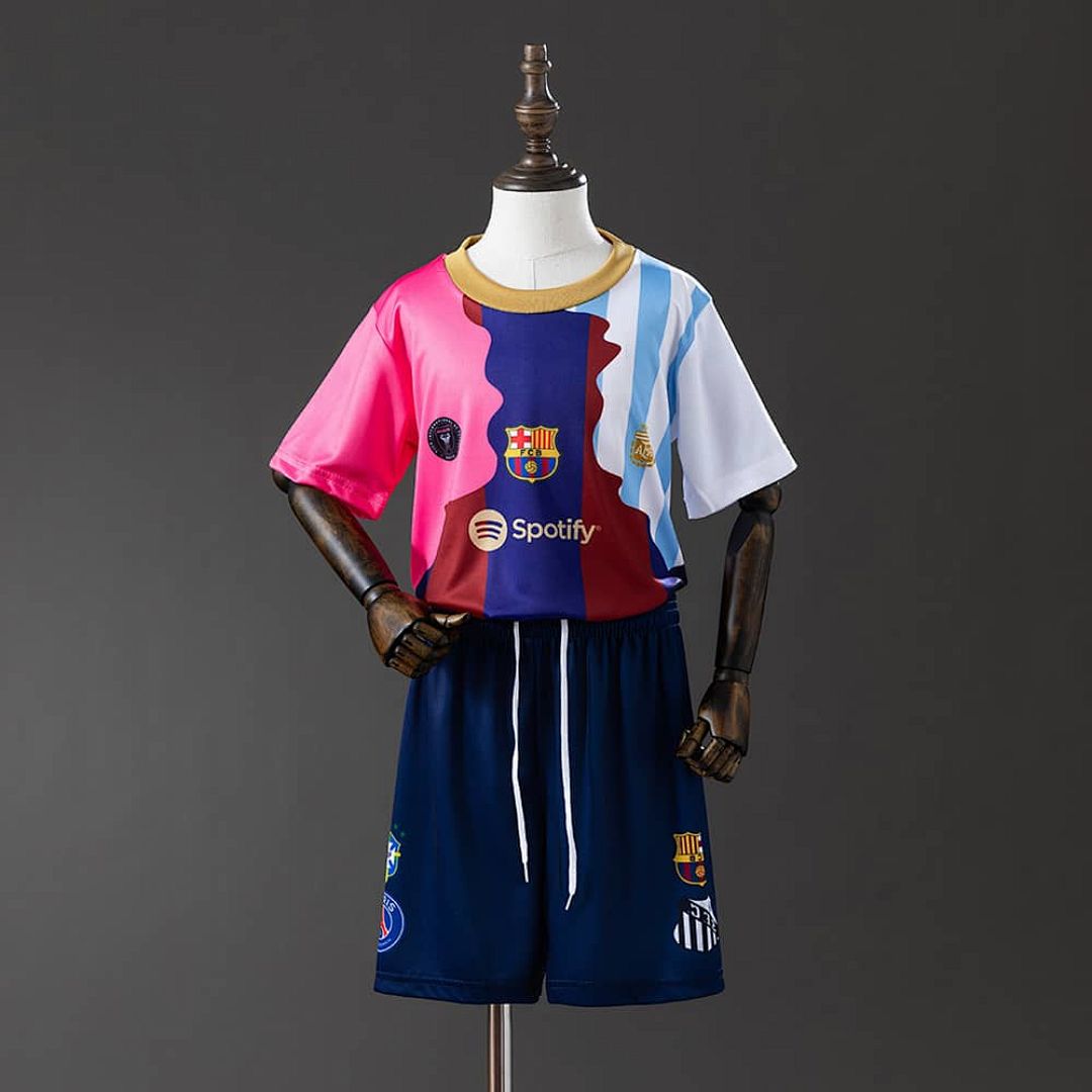 Messi 25_26 Commemorative kids kit Jersey SIZE 16-28