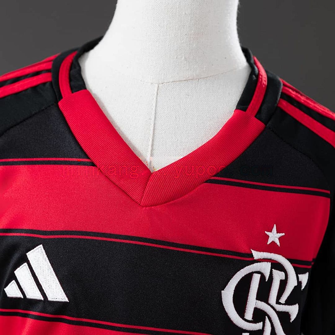 Flamengo 25_26 Home kids kit Jersey SIZE 16-28 7