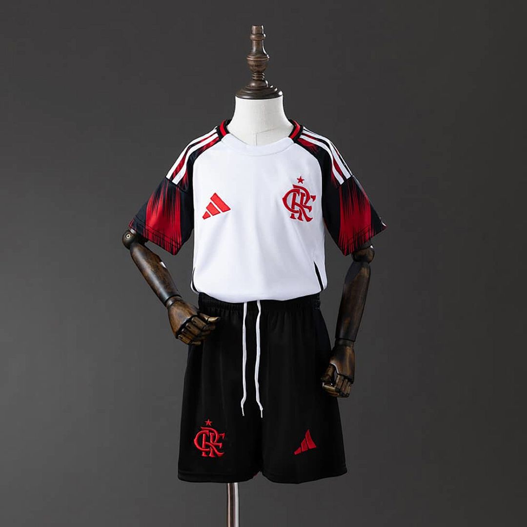 Flamengo 25_26 Away kids kit Jersey SIZE 16-28