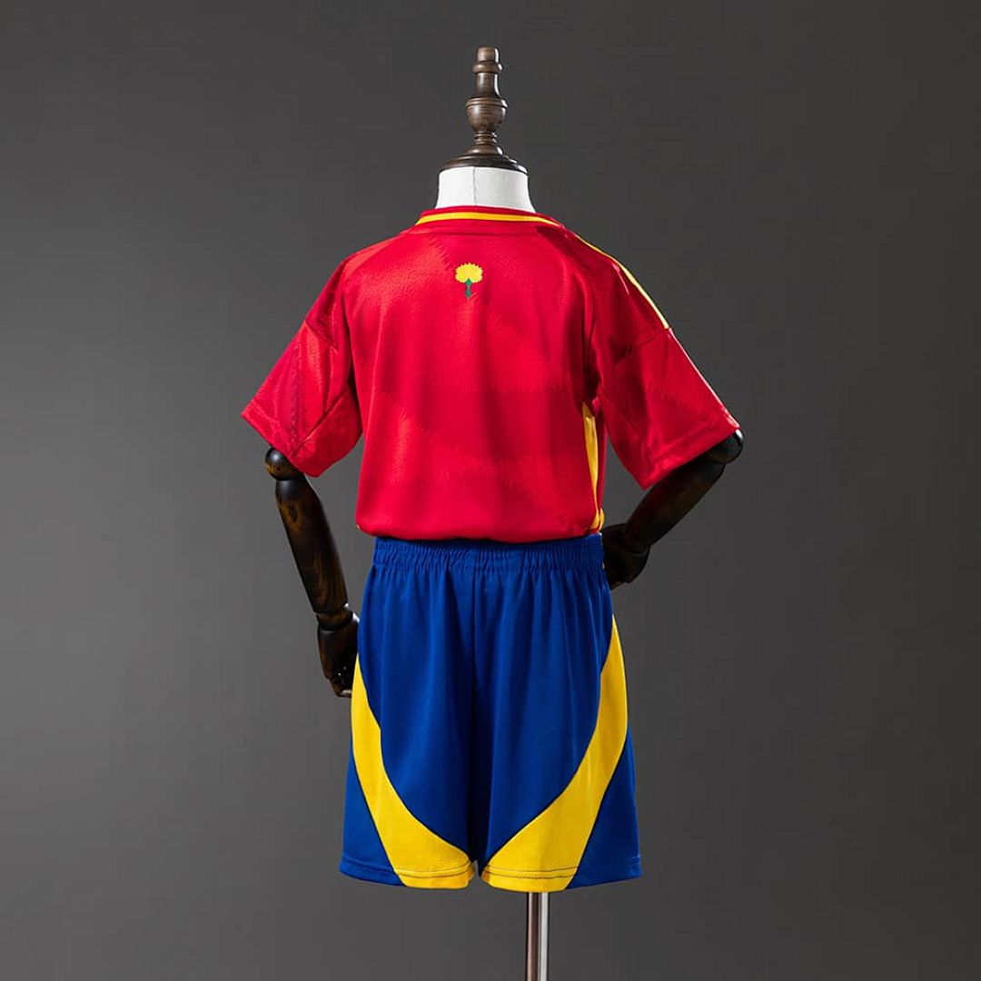 Spain 2024 Home Full kids kit Jersey SIZE 16-28 10