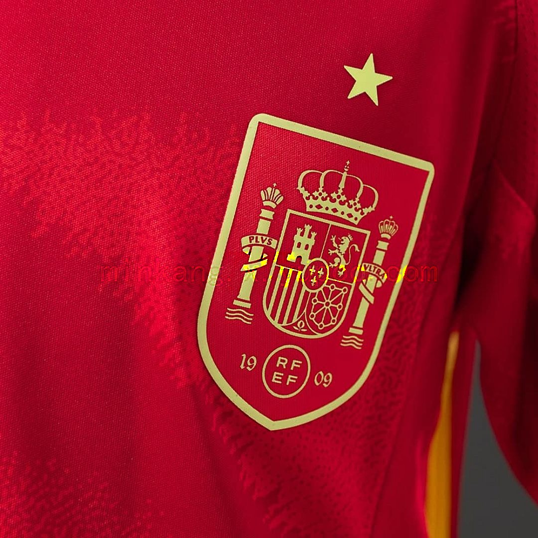 Spain 2024 Home Full kids kit Jersey SIZE 16-28 6