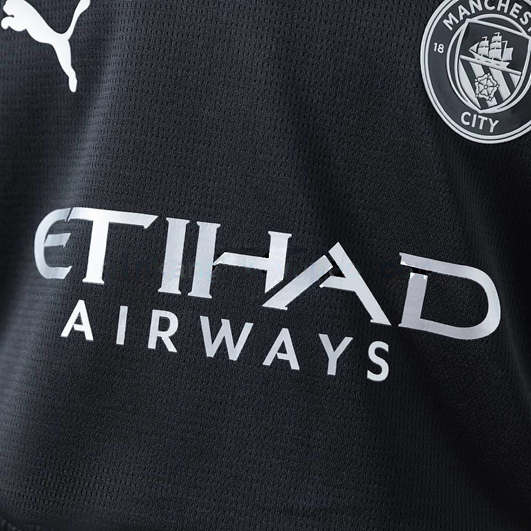 Manchester City 25_26 Away Full kids kit Jersey 5