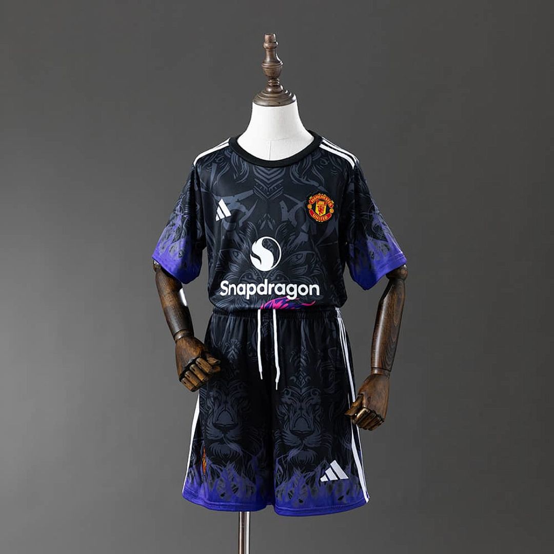 M-U 25_26 Kids Kit Special edition Jersey Size:16-28