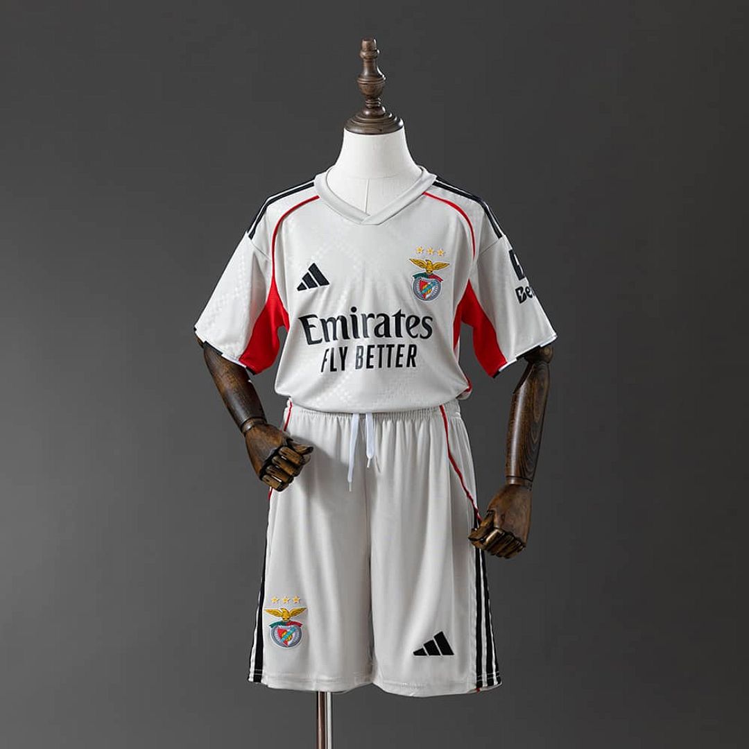 Benfica 25_26 Kids Kit Away Jersey Size:16-28