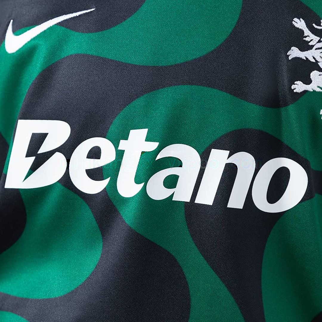 Sporting Lisbon 25_26 Kids Kit Alternative Jersey Black Size：16-28 7