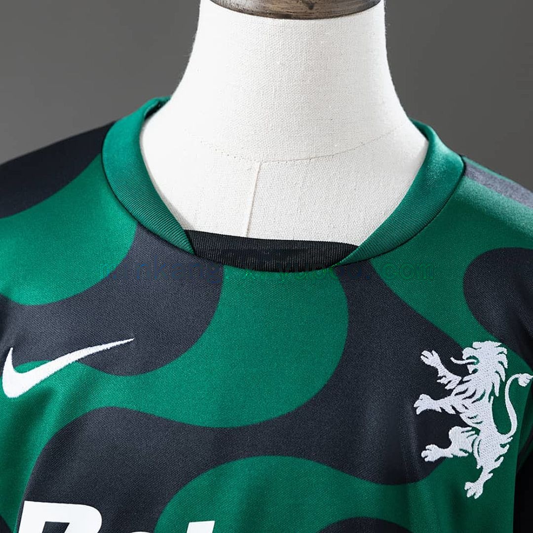 Sporting Lisbon 25_26 Kids Kit Alternative Jersey Black Size：16-28 8
