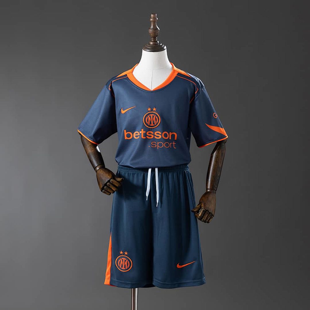 Inter Milan 25_26 Third Away Kids Kit Jersey SIZE 16-28