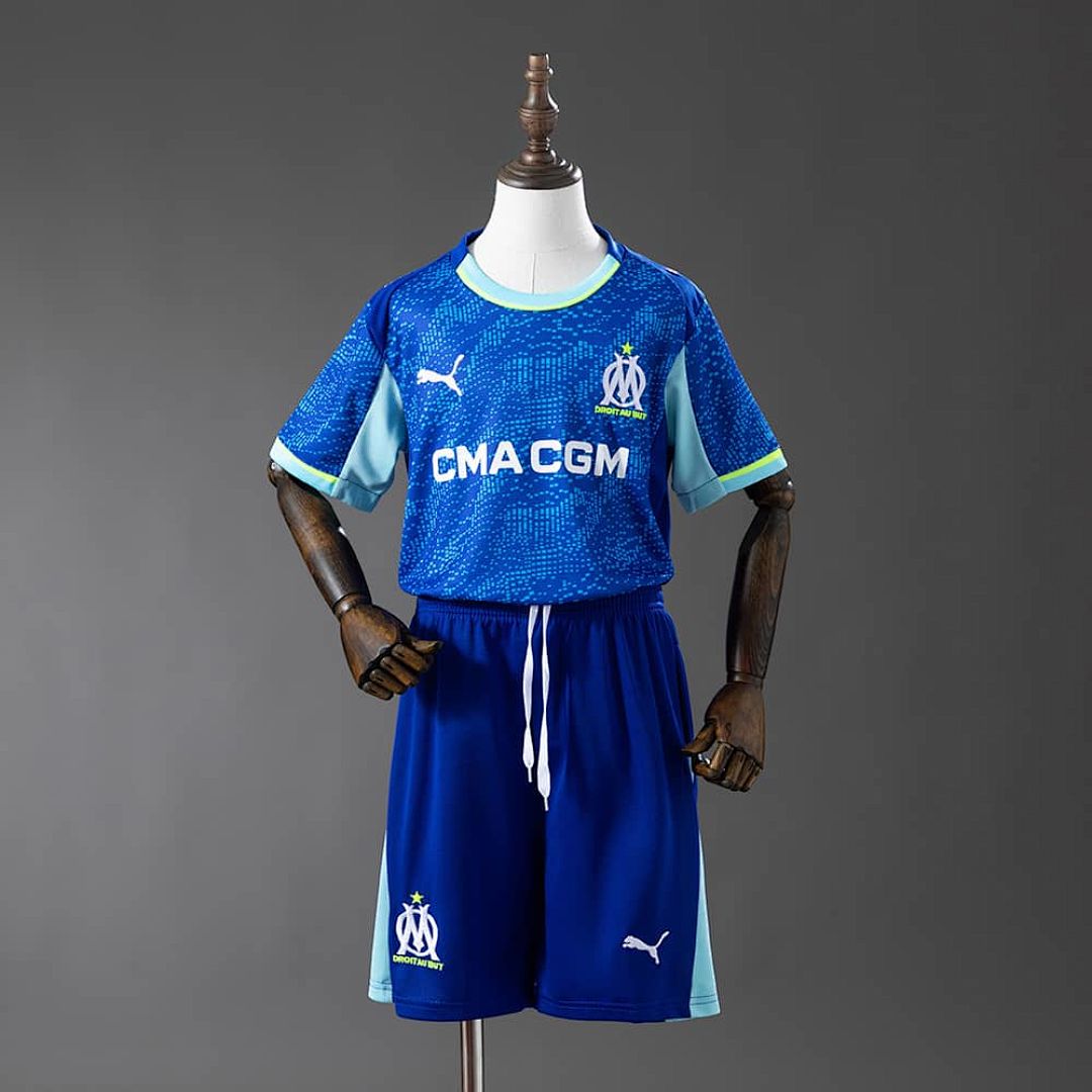 Marseille 25_26 Third Away Kids Kit Jersey SIZE 16-28