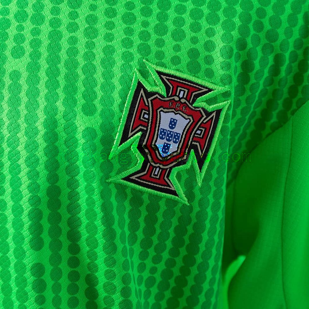 Portugal 2026 Fluorescent Green Kids Kit Jersey SIZE 16-28 7