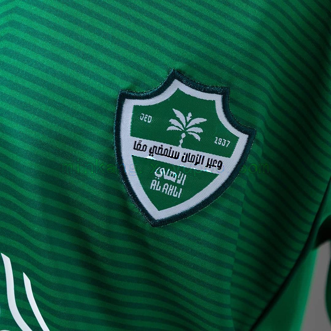 Al-Ahli Saudi 25_26 Green Kids Kit Jersey Size 16-28 7
