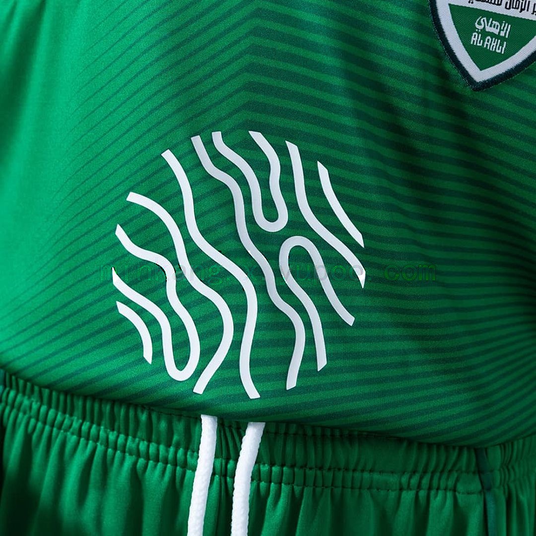 Al-Ahli Saudi 25_26 Green Kids Kit Jersey Size 16-28 8