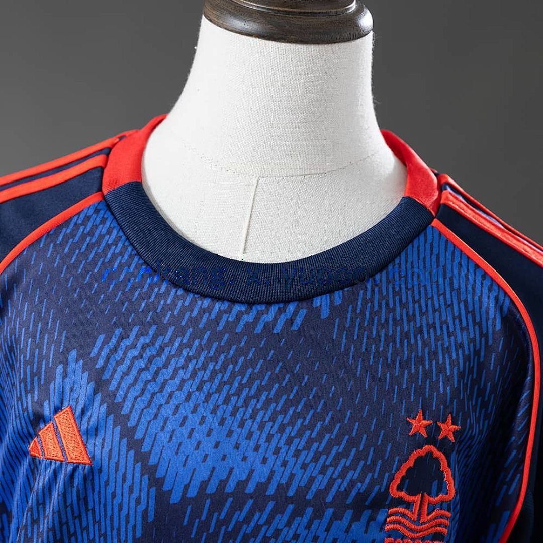 Nottingham Forest 25_26 Third Away Kids Kit Jersey Size 16-28 9