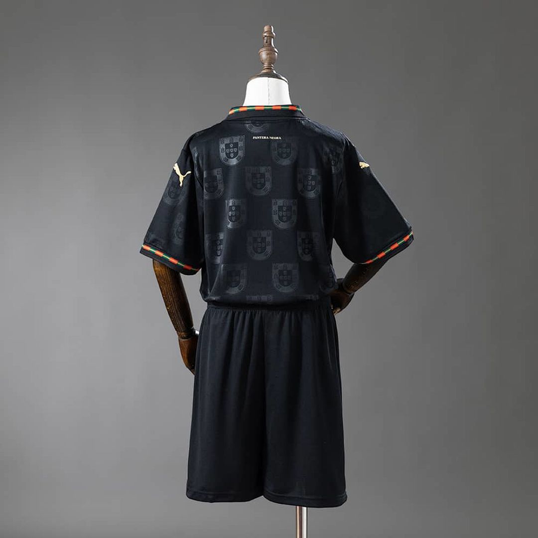 Portugal 2026 noir enfant kit maillot Size 16-28 2
