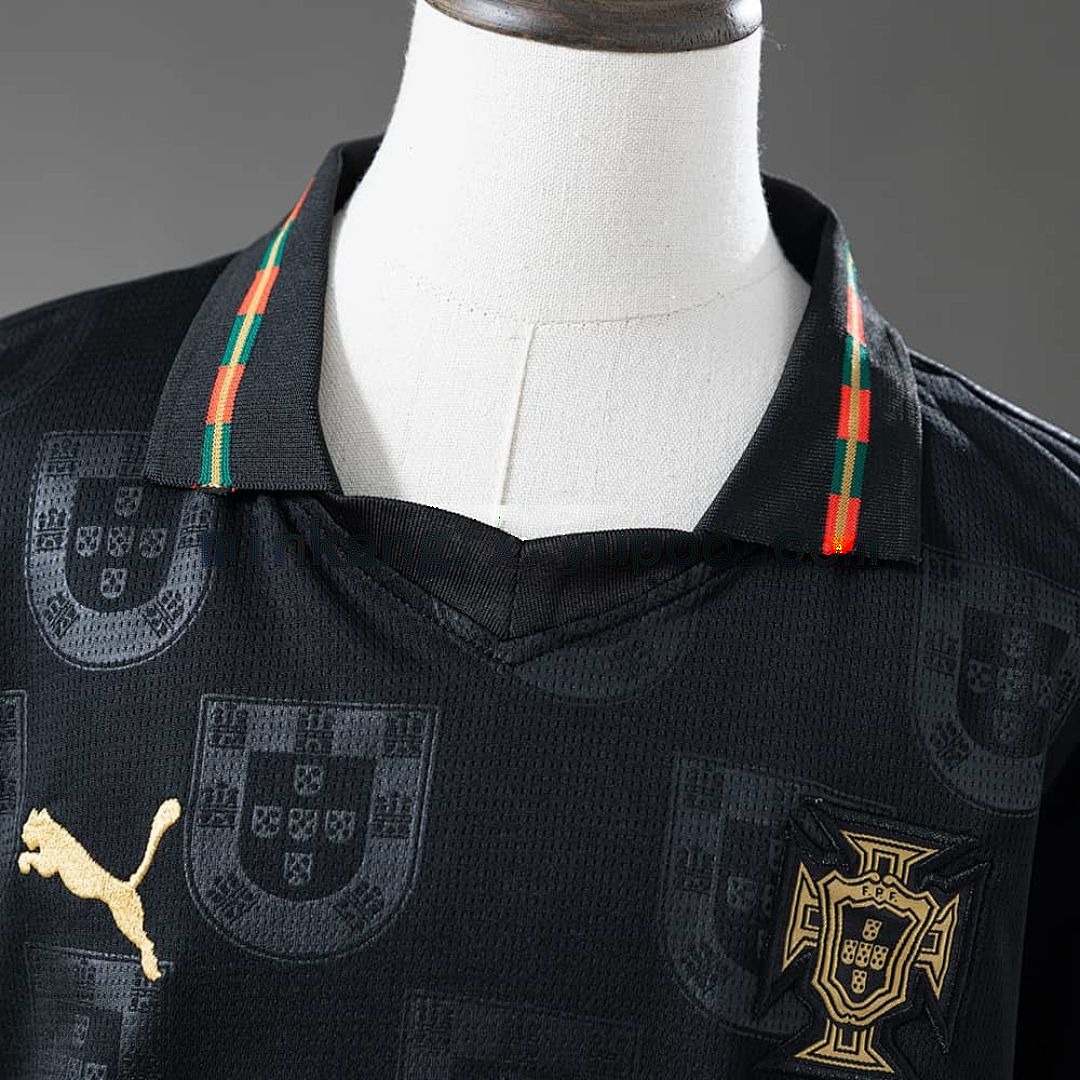 Portugal 2026 noir enfant kit maillot Size 16-28 8