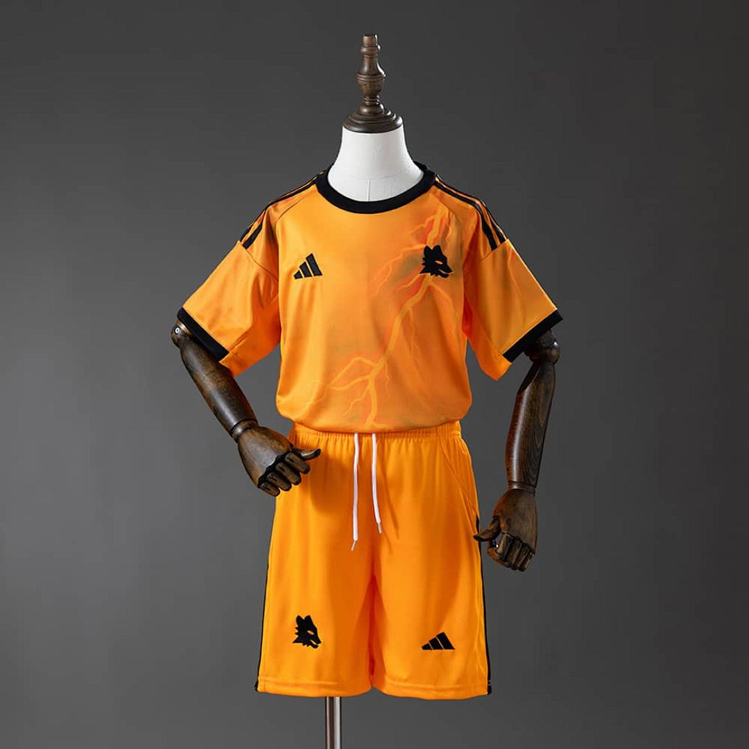 Roma 25_26 Away Kids Kit Jersey Size 16-28