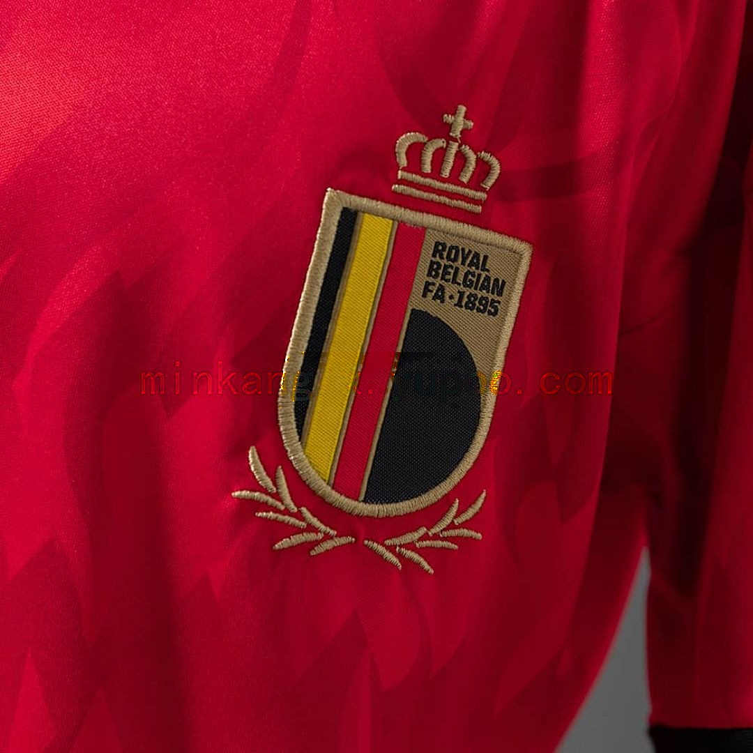 Belgium 2026 Home Kids Kit Jersey Size 16-28 6