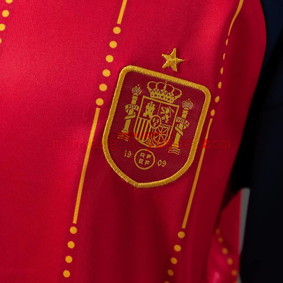 Spain 2026 Home Kids Kit Jersey Size 16-28 7