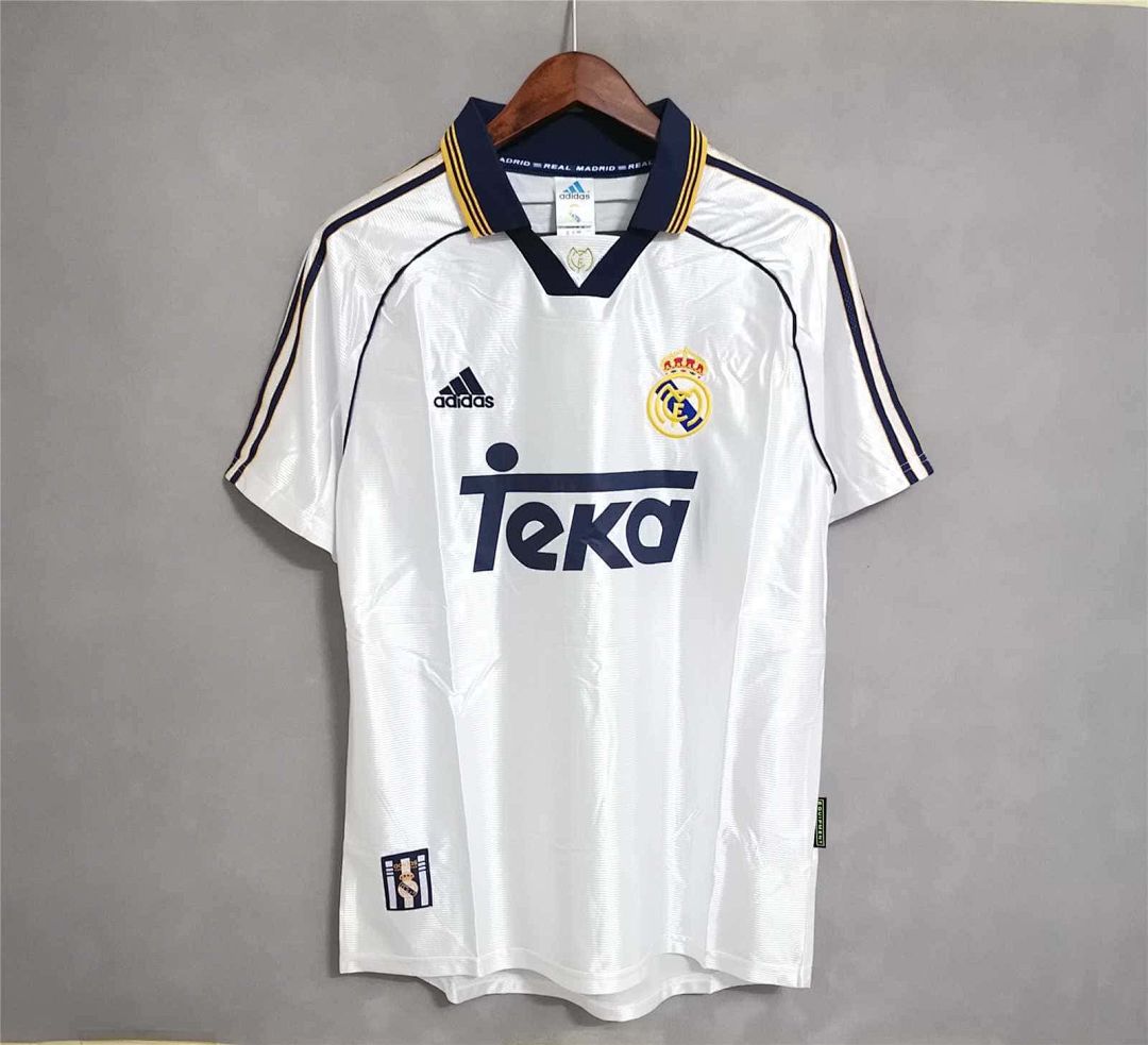 98-00 Real Madrid home white 12