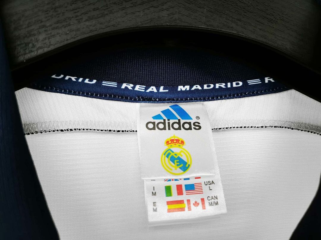 98-00 Real Madrid home white 5