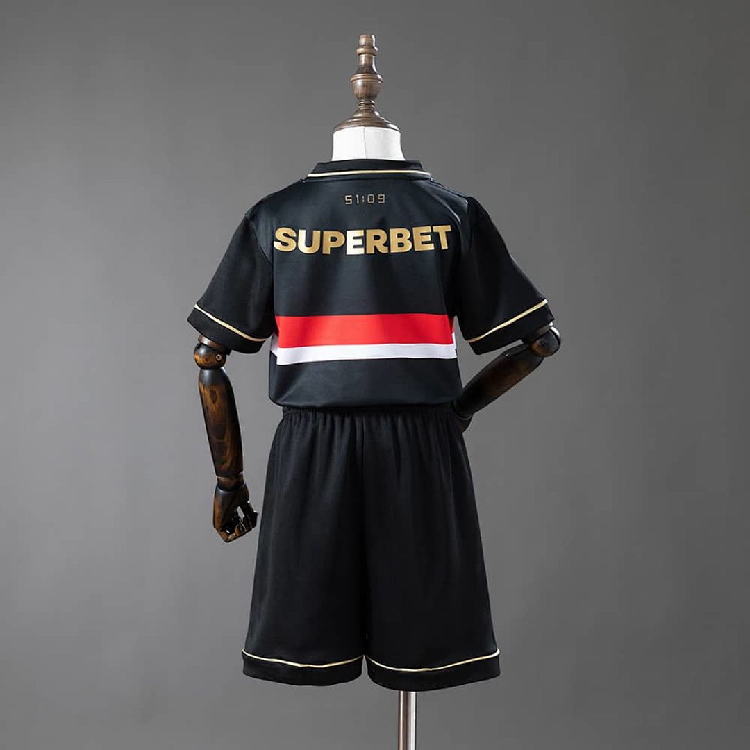 Sao Paulo 25_26 Third Away kids kit Jersey size 16-28 2