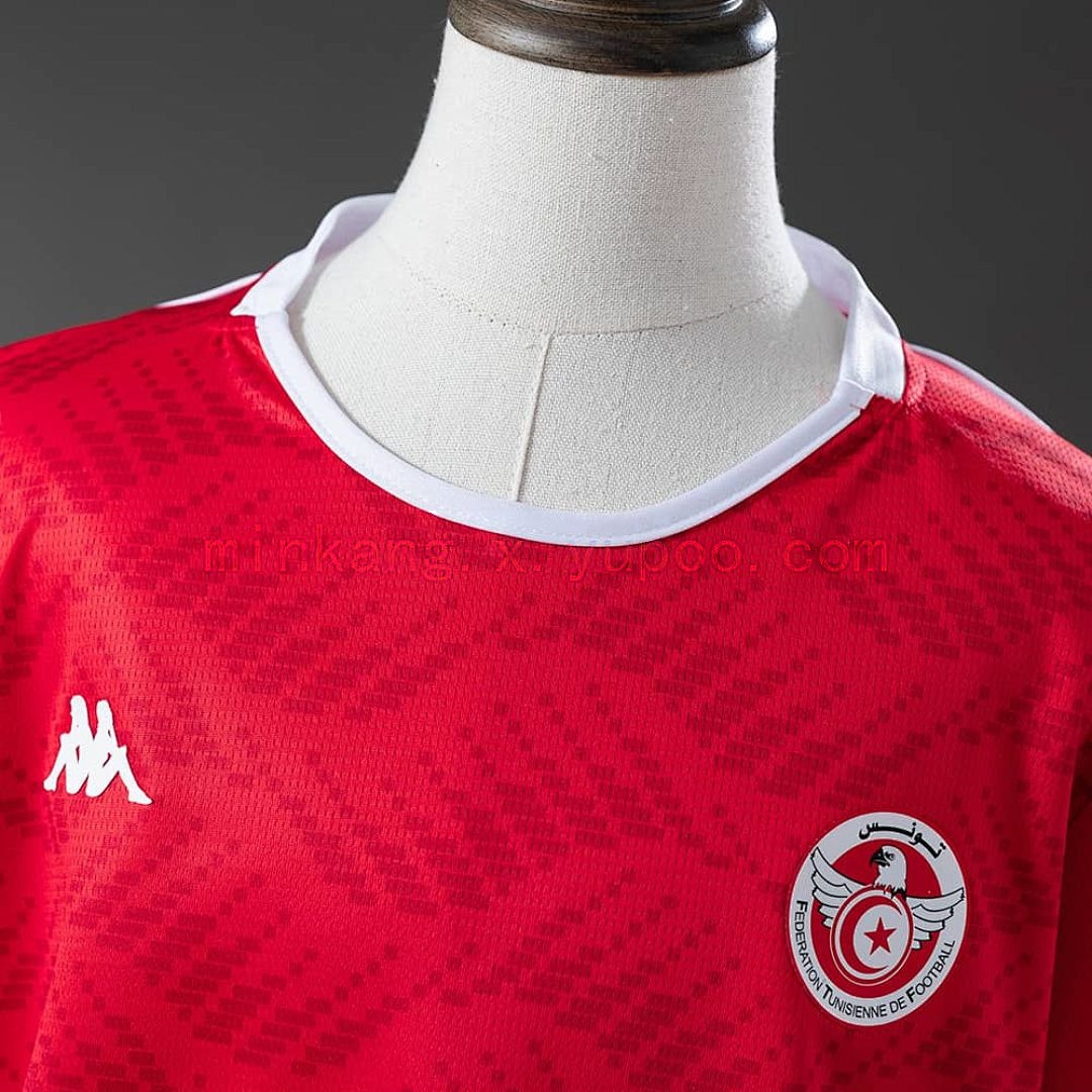 Tunisia 2026 Home Kids Kit Jersey Size 16-28 8