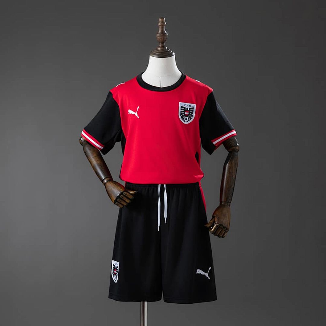 Austria 2026 Home Kids Kit Jersey SIZE 16-28