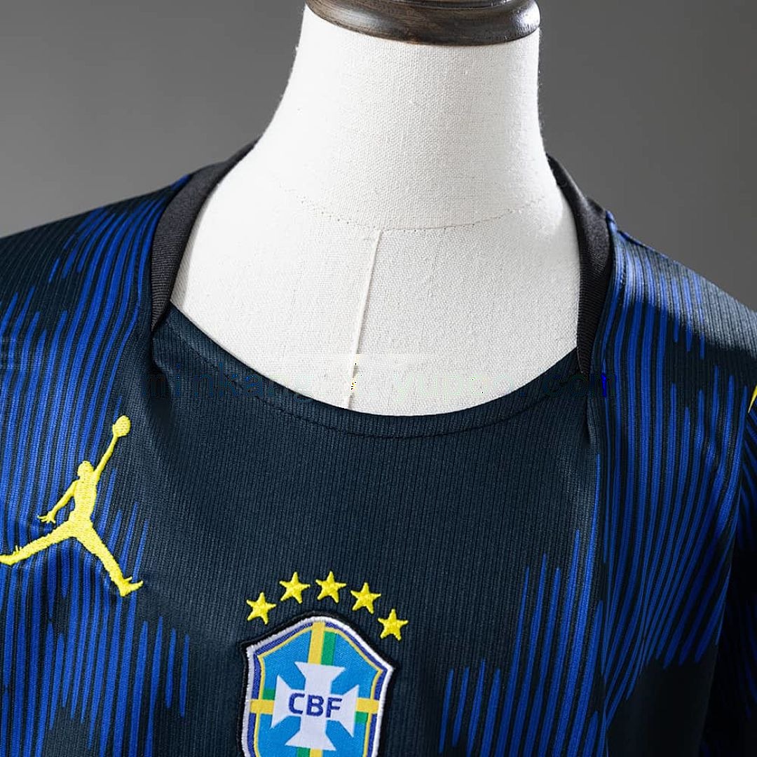 Brazil 2026 Away Kids Kit Jersey Size 16-28 8