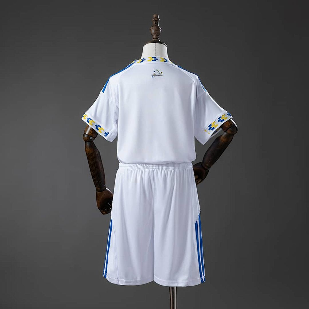 Leeds United 25_26 Home Kids Kit Jersey Size 16-28 2