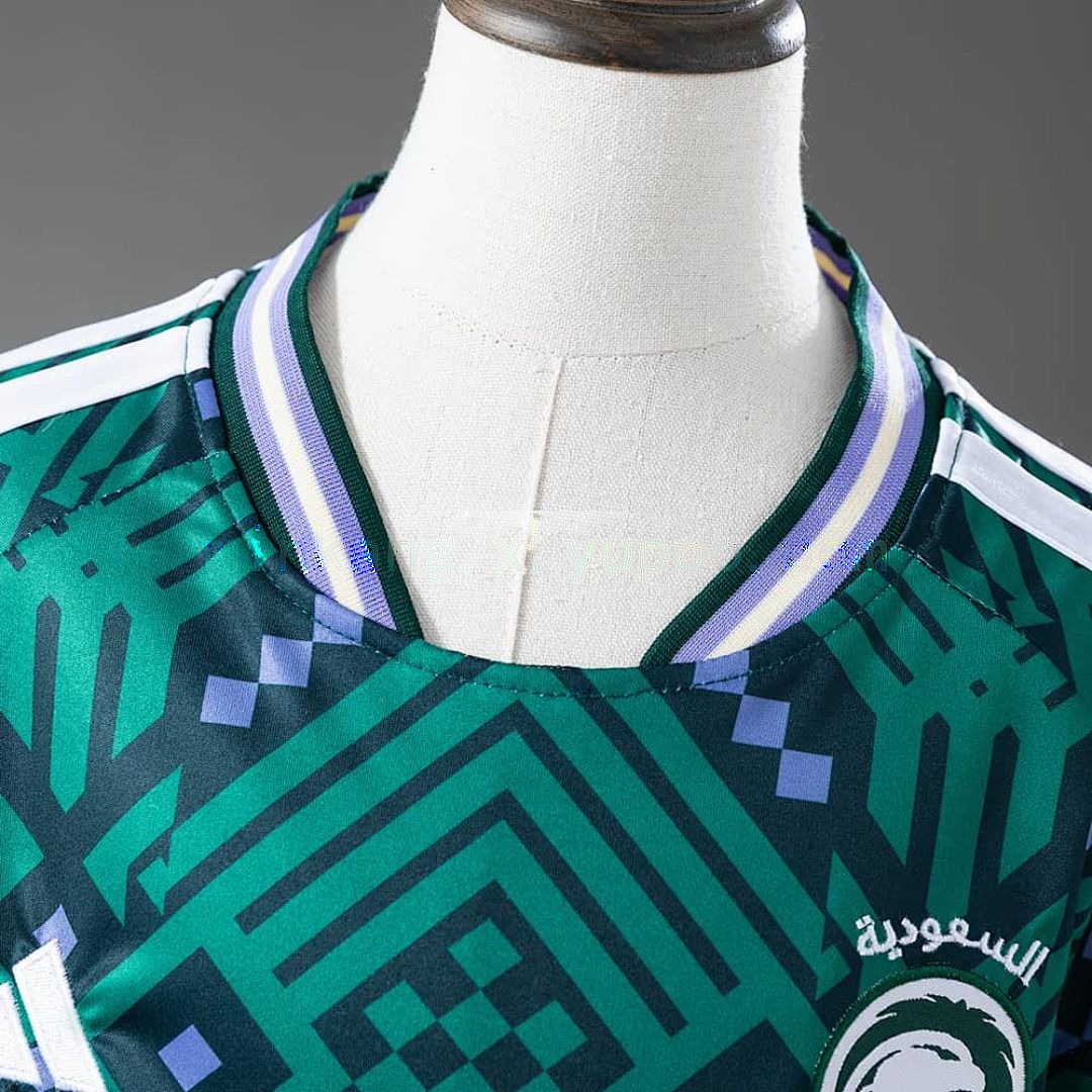 Saudi Arabia 2026 Home Kids Kit Jersey SIZE 16-28 11