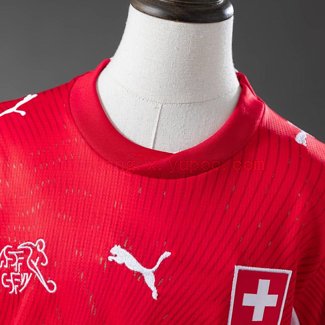 Switzerland 2026 Home Kids Kit Jersey Size 16-28 9