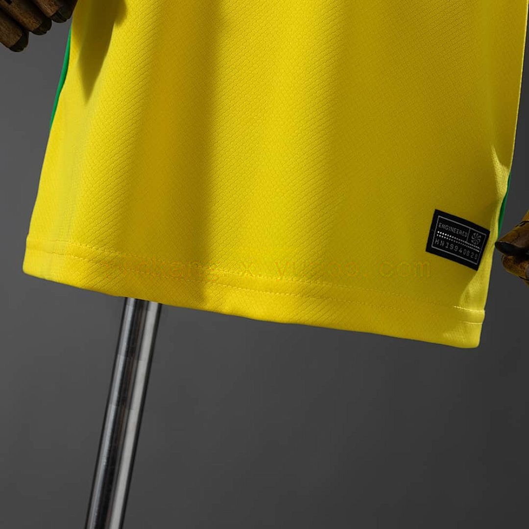 Brazil 2026 Home Kids Kit Jersey Size 16-28 10