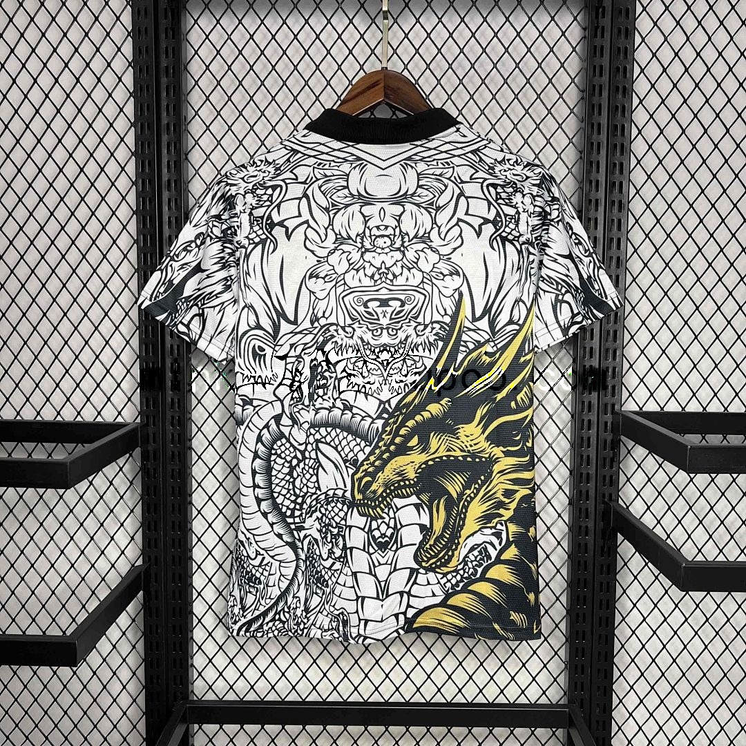 2024 Real Madrid Golden Dragon Special Edition Kit Soccer Uniform 6