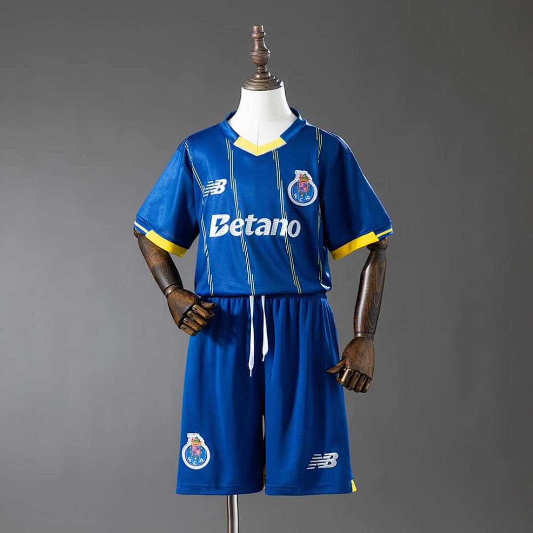 Porto 25_26 Fourth Away Kids Kit Jersey Size 16-28