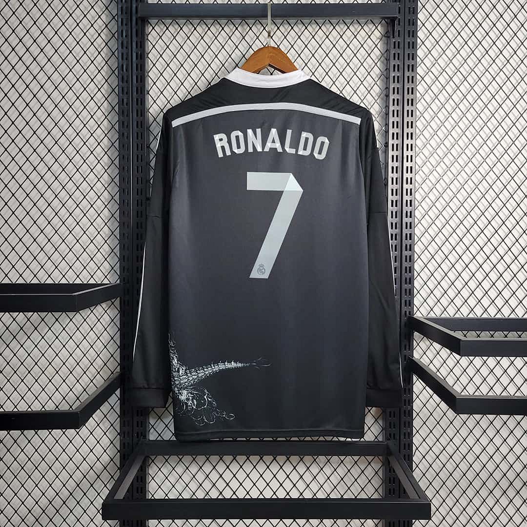 14-15 Real Madrid third away long sleeve 12