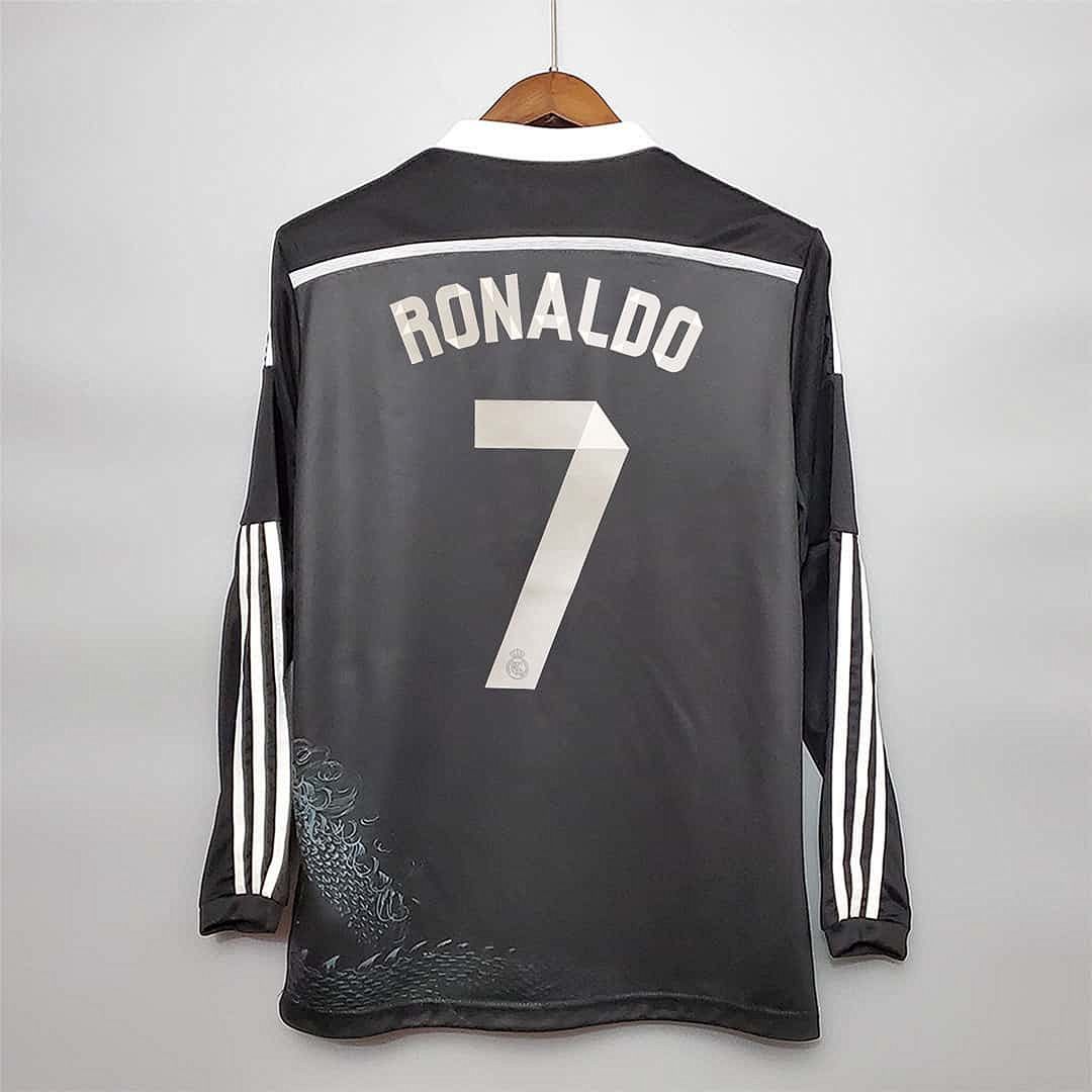 14-15 Real Madrid third away long sleeve 6