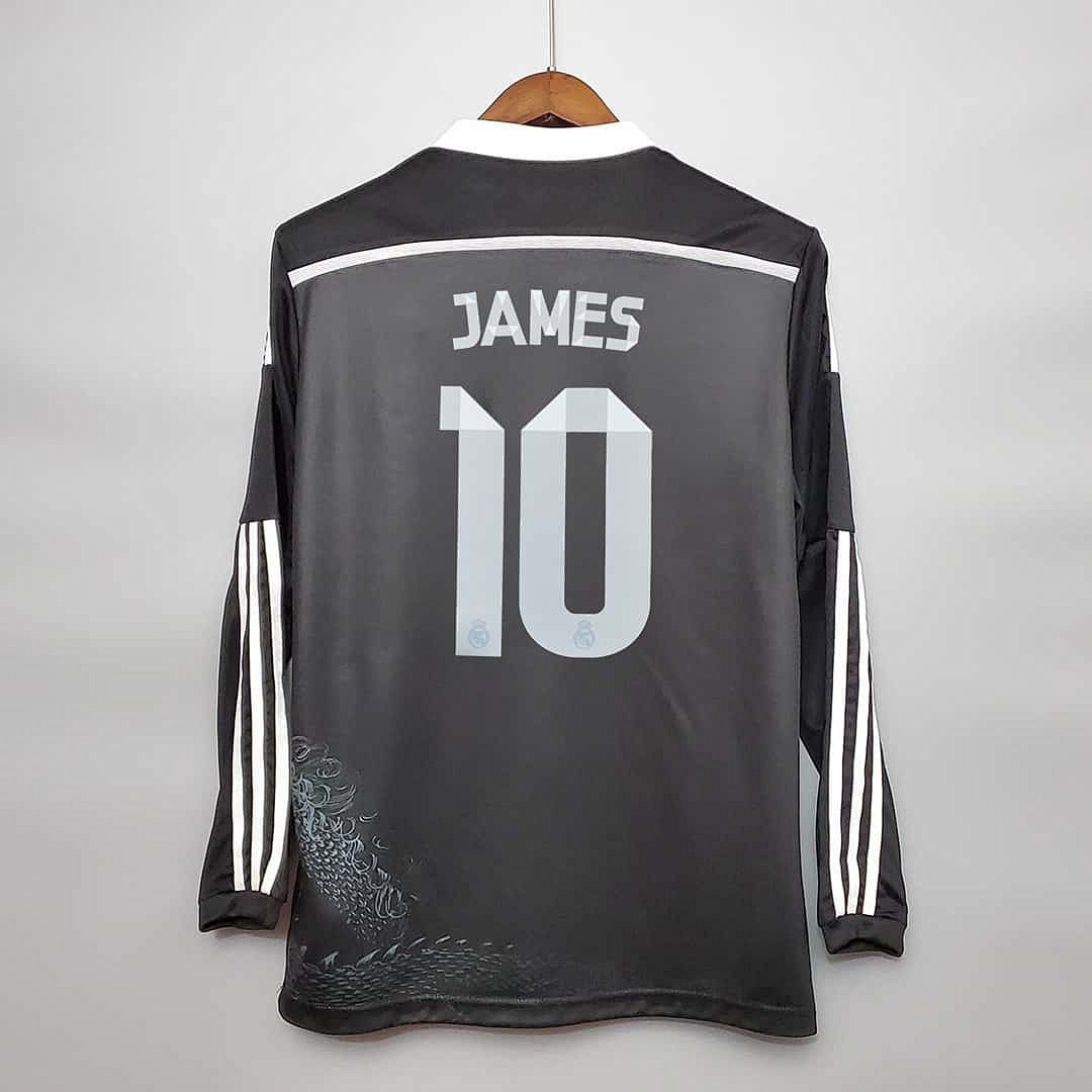 14-15 Real Madrid third away long sleeve 7