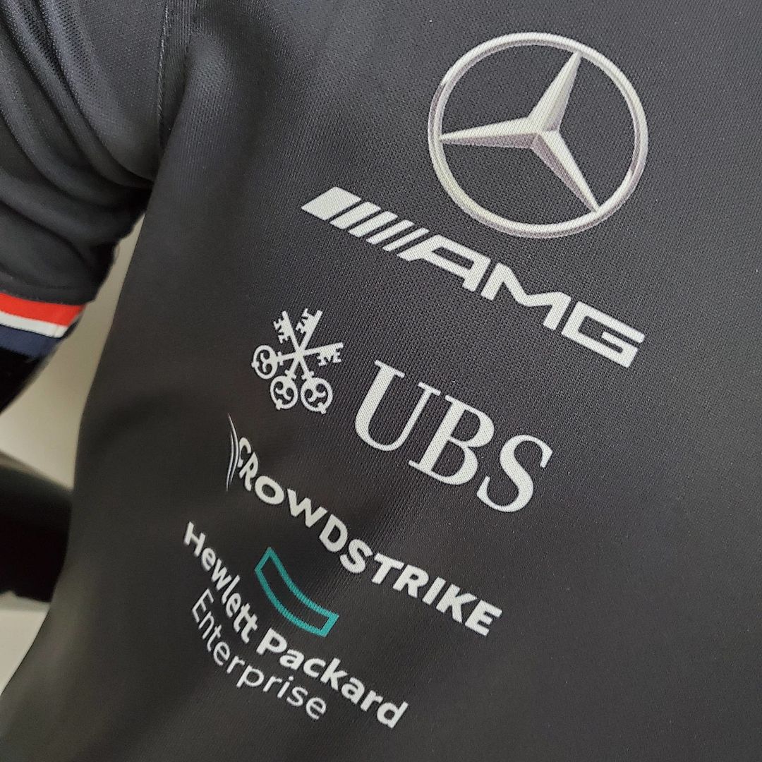 F1 Formula One 2022 Mercedes Black S-5XL 2
