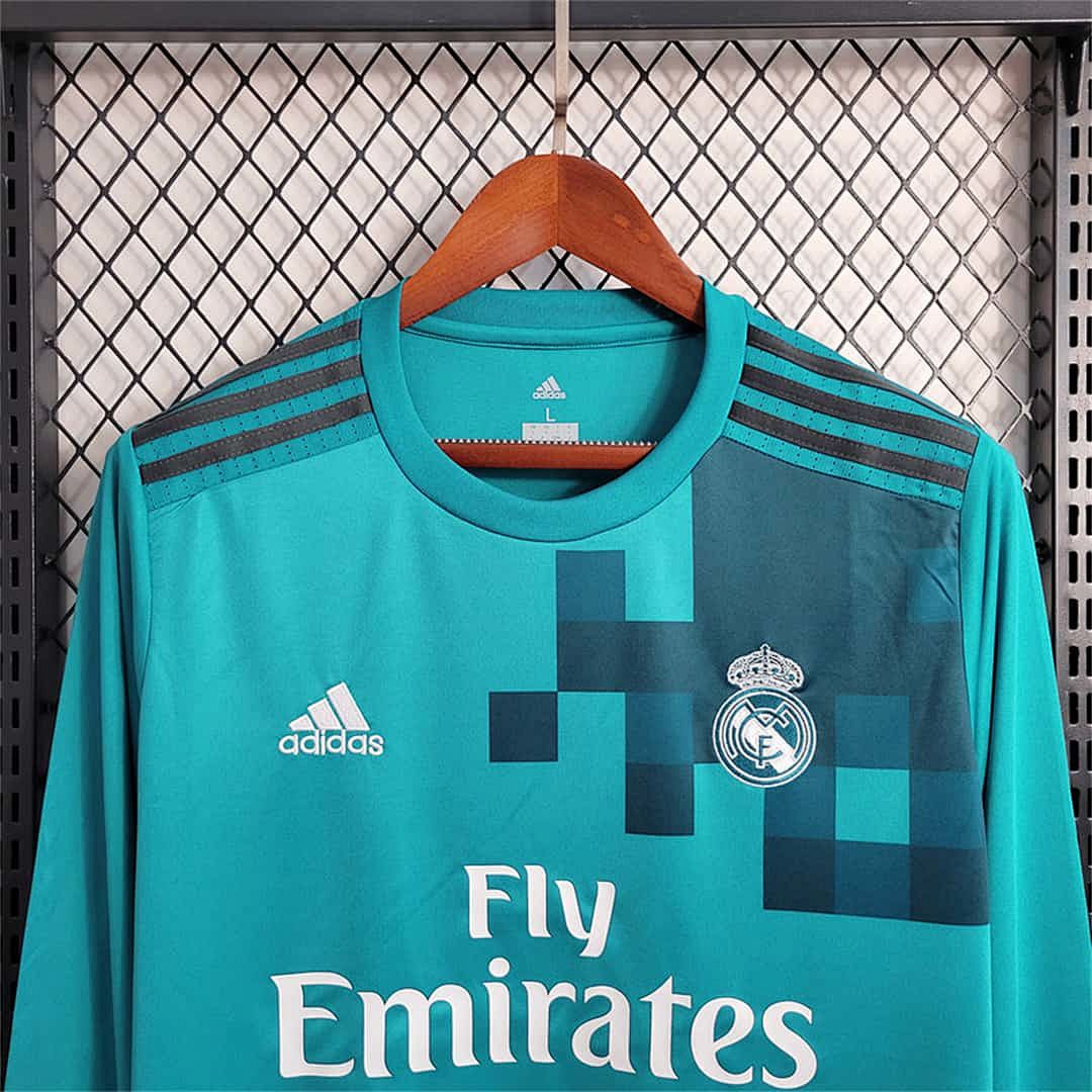 17-18 Real Madrid third away Long sleeve 4