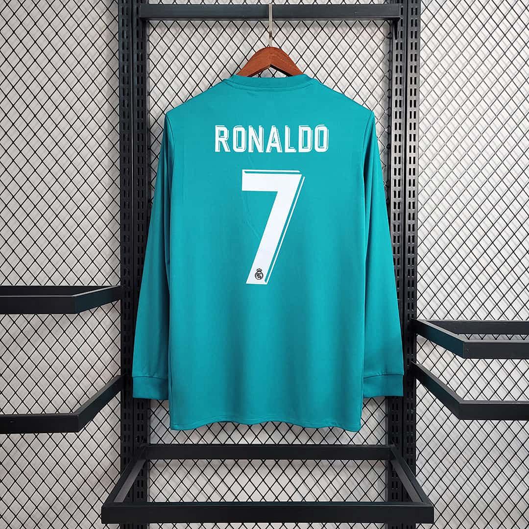 17-18 Real Madrid third away Long sleeve 6