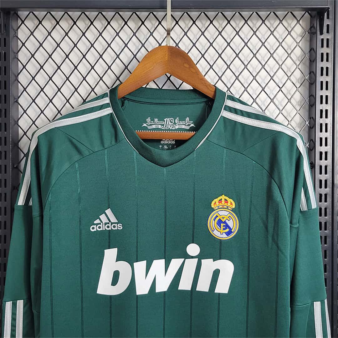 12-13 Real Madrid green third away long sleeve 3