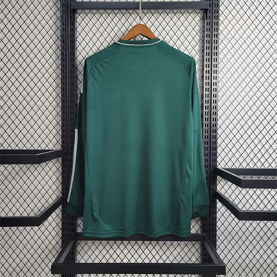 12-13 Real Madrid green third away long sleeve 5