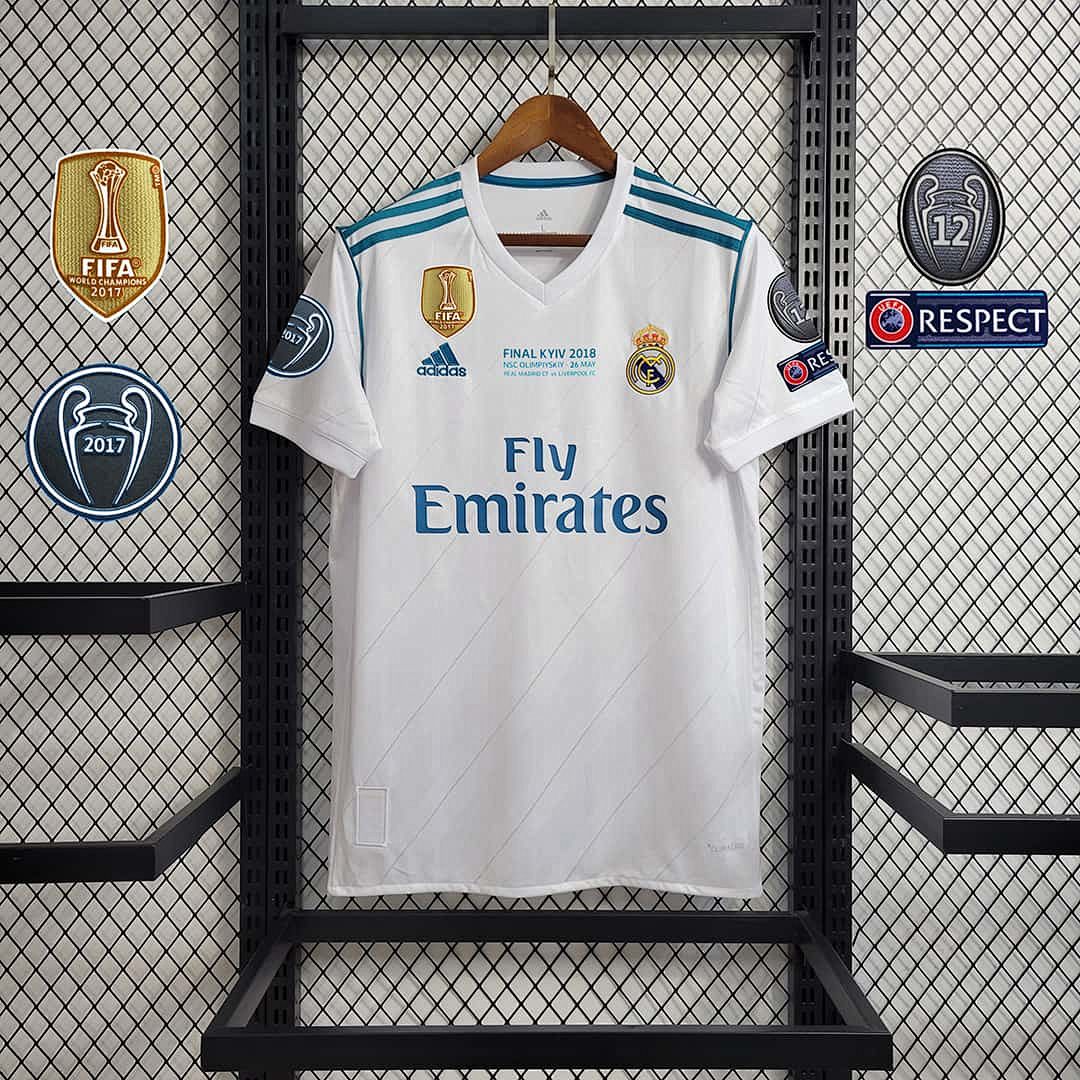17-18 Real Madrid home white player version