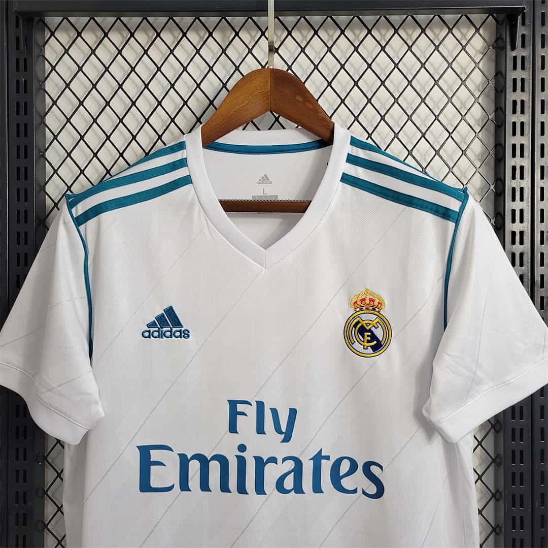 17-18 Real Madrid home white player version 11