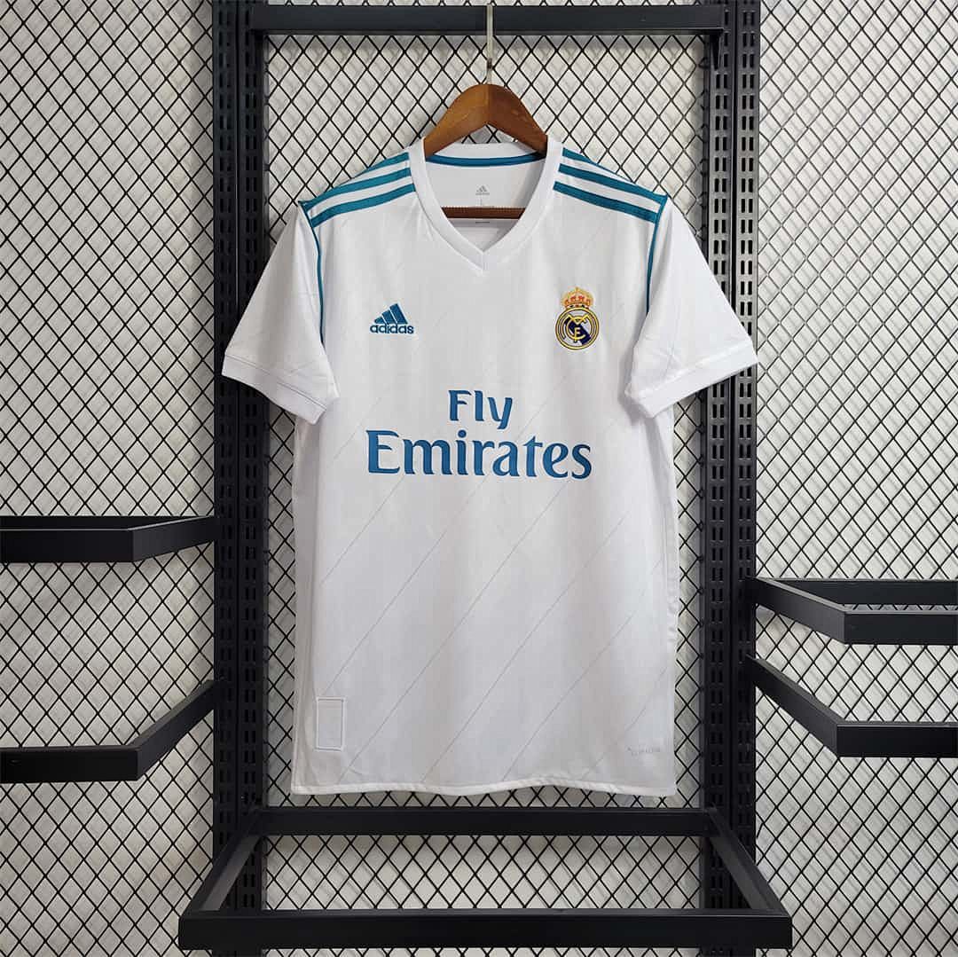17-18 Real Madrid home white player version 7