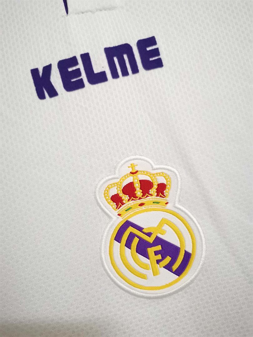 97-98 Real Madrid home champions league white champions 9